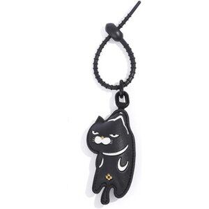 Black Cat Bag Decoration for Handbags, Keychain Accessories for Backpacks, Gift